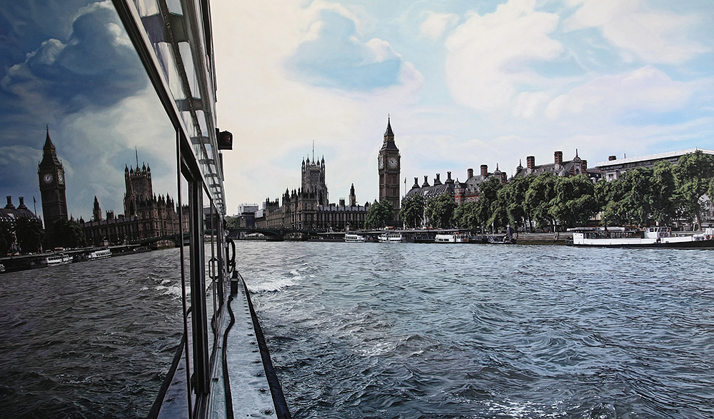 London Waterways (Tribute to Richard Estes)